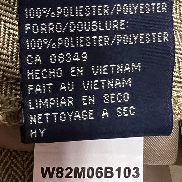 Evan-Picone Suit Pants Chevron Roll in Dijon Size 18 - Picture 8 of 10